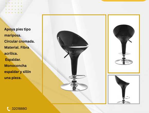 Taburete Pop moderno-¡Dale pop a tu espacio!