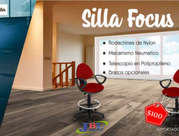 Mueble de Oficina Silla Focus en Pichincha (Cantón)