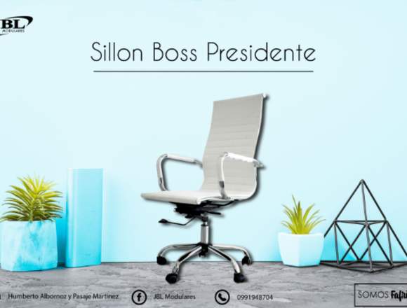 Mueble de Oficina Sillon Boss Presidente en Pichincha (Cantón)