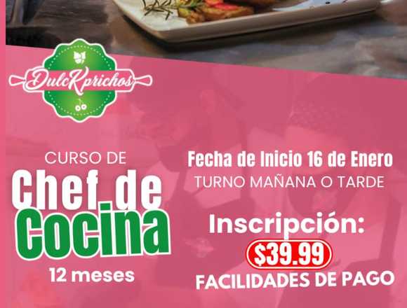 Cursos repostería, panadería, pastelería, Chef en Naguanagua (Municipio)