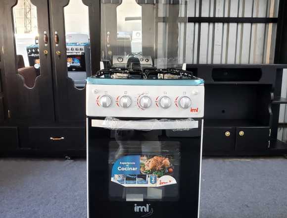 Cocina con tapa vidrio, chispero,luz en el Horno🤯 en San Salvador (Municipio)