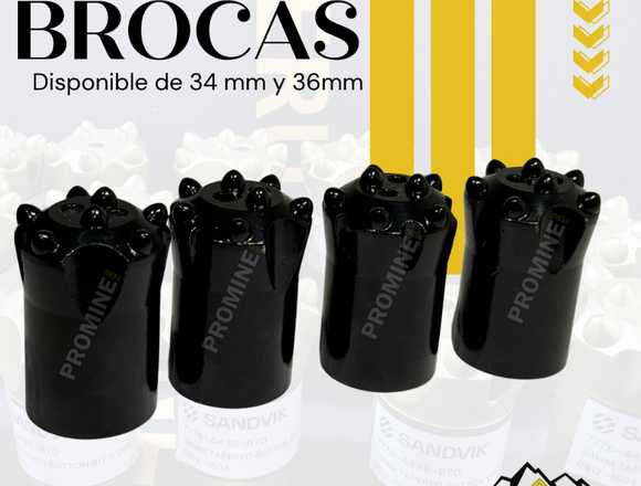 Broca Alternativa 34mm – 36mm | Sostenimiento en Cajamarca (Distrito)