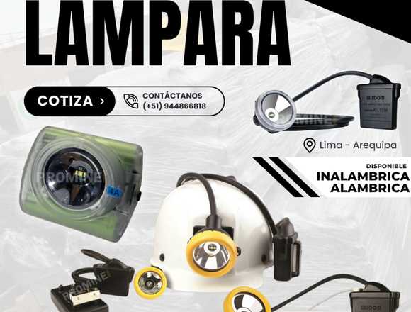 Lámpara Inalámbrica 4A / KL9M | Luz LED Minera en Cajamarca (Distrito)