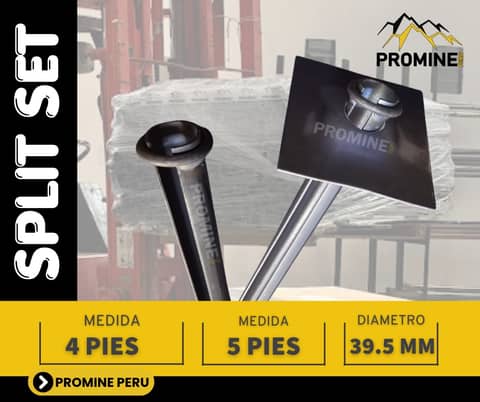 SPLIT SET (Perno de fricción) en Cajamarca (Distrito)