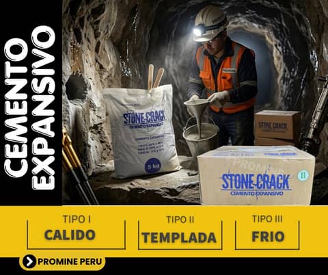 CEMENTO EXPANSIVO - Agente de demolición sin explosivos en Trujillo (Distrito)