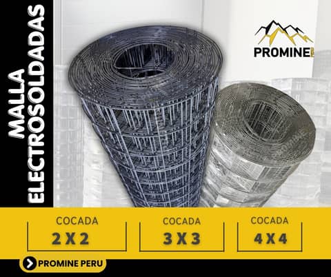 MALLA ELECTROSOLDADA - Alambre negro / galvanizado en Miraflores (Distrito)