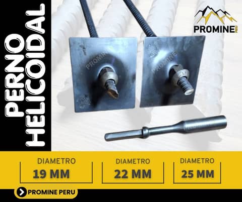 PERNO HELICOIDAL 19MM - Perno de fijación - Lima en Breña (Lima 5) (Distrito)