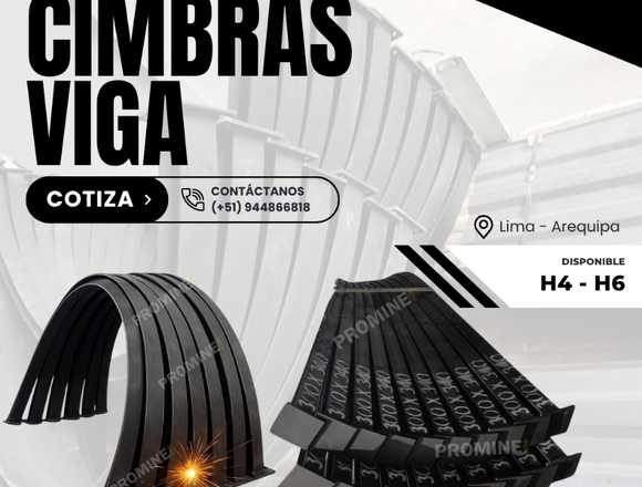 Cimbras en Viga H4 | Arco Metálico Sostenimiento en Yungay (Distrito)