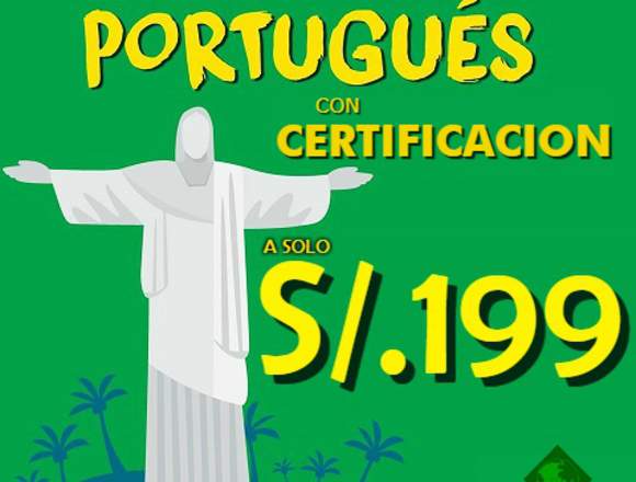 CLASES DE PORTUGUES EN LIMA CON CERTIFICACION en Lima (Lima 1) (Distrito)