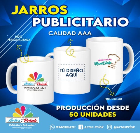 jarros personalizados en Guayaquil (Cantón)