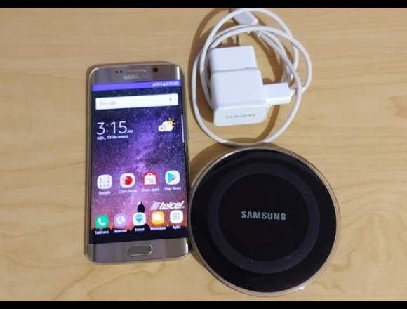 S6 Edge con cargador inalambrico