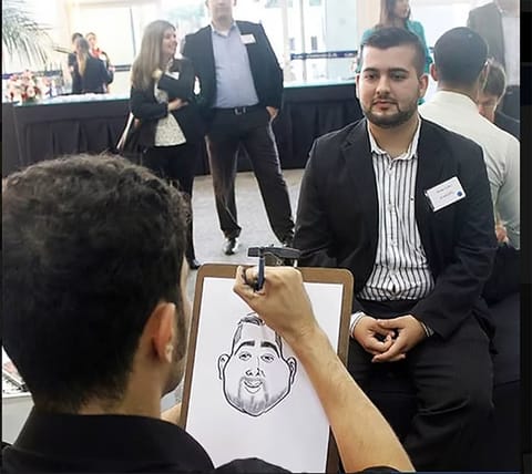 Caricaturas ao vivo em Santos (Municipio)