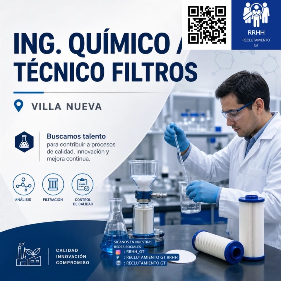 ESTUDIANTE DE INGENIERIA QUIMICA INGENIERO QUIMICO VILLA NUEVA en Zuníl (Municipio)