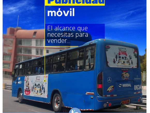 Publicidad en buses en Quito (Cantón)