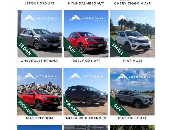 Autonomia Rent a Car, Alquiler de vehiculos en Montevideo (Localidad)