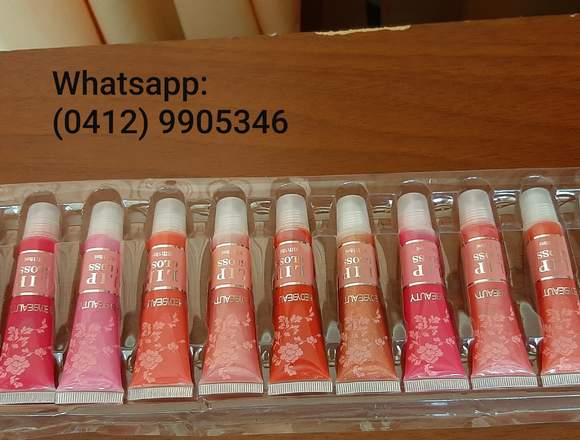 BRILLOS LABIALES COLORES MAQUILLAJE COSMETICOS en Miranda (Municipio)