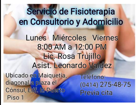 Servicio de Fisioterapia en Libertador (Municipio)