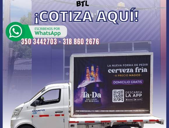 COLOMBIA CARRO VALLA, Y SERVICIOS PUBLICITARIOS en Bogotá, D.C. (Municipio)