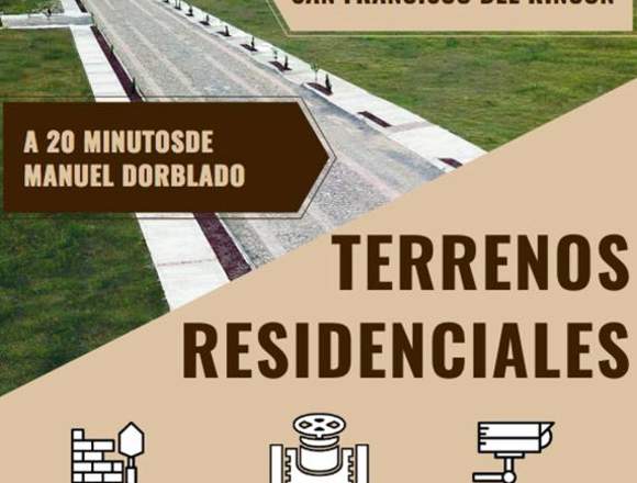 TERRENOS DESDE $1609 / MES 🏠