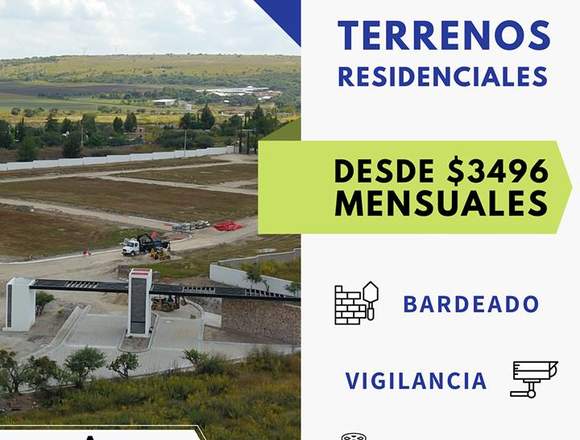 TERRENOS DESDE $3496 / MES 🏠 en San Francisco del Rincón (Municipio)