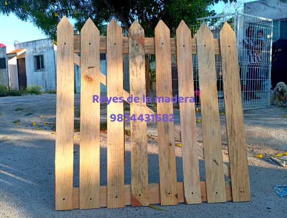 REJAS DE MADERA DE PINO NATURAL en Mérida (Municipio)