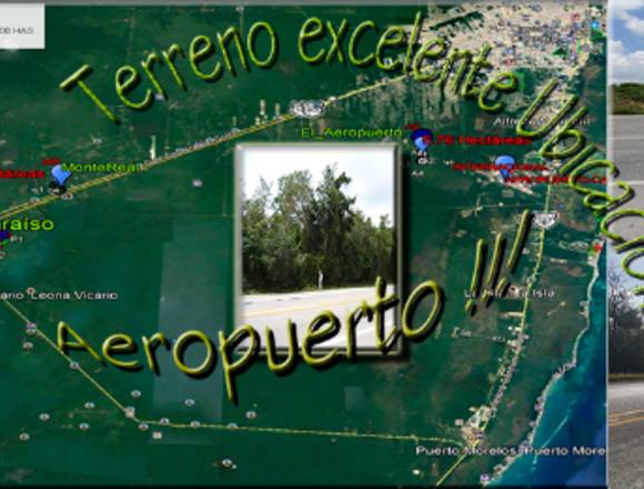 VENTA DE TERRENO RUSTICO en Benito Juárez (Municipio)