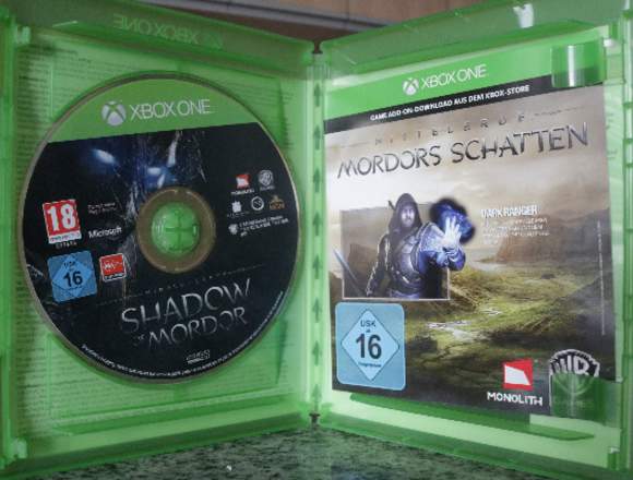 juego XBOB one SHADOW OF MORDOR en Barranco (Lima 4) (Distrito)