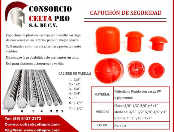 CAPUCHÓN DE SEGURIDAD en Gustavo A. Madero (Municipio)