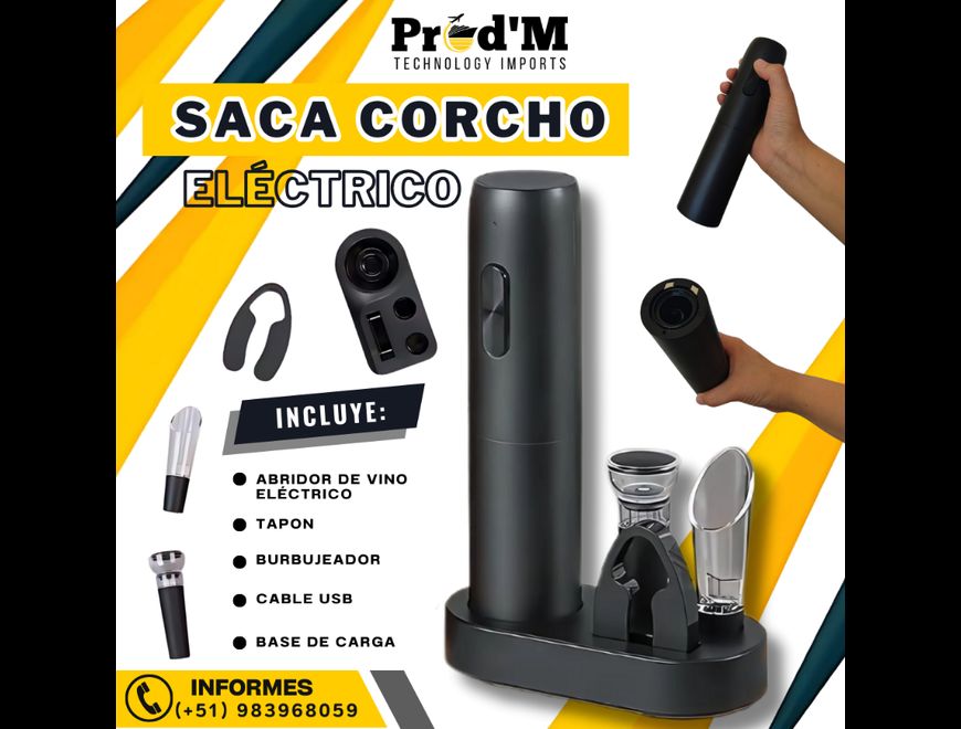 Abridor de Vino Eléctrico: El Toque Sofisticado
