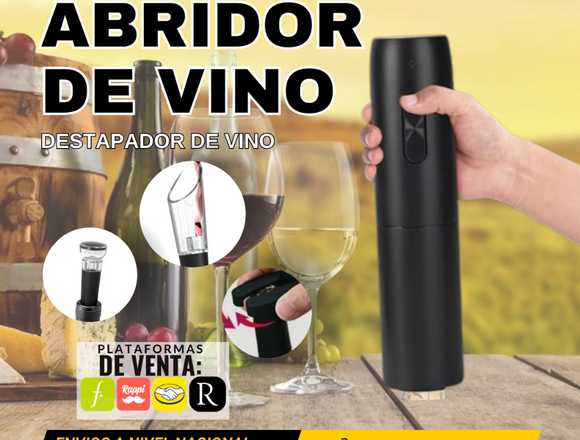 Abridor inteligente vino tinto|PROD'M|obsequio en Callao (Callao 1) (Distrito)