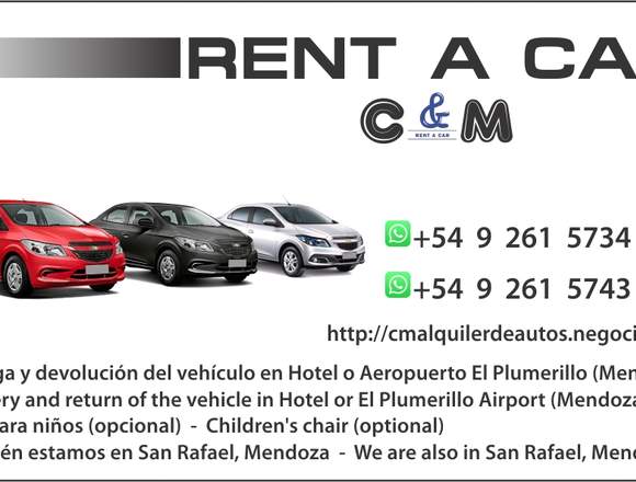 Alquiler de autos. Rent a car en Mendoza (Localidad)