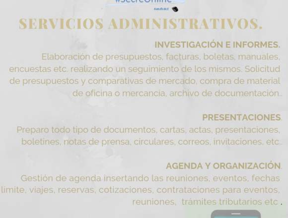 Secretaria o Asistente Online en Valparaíso (Comuna)