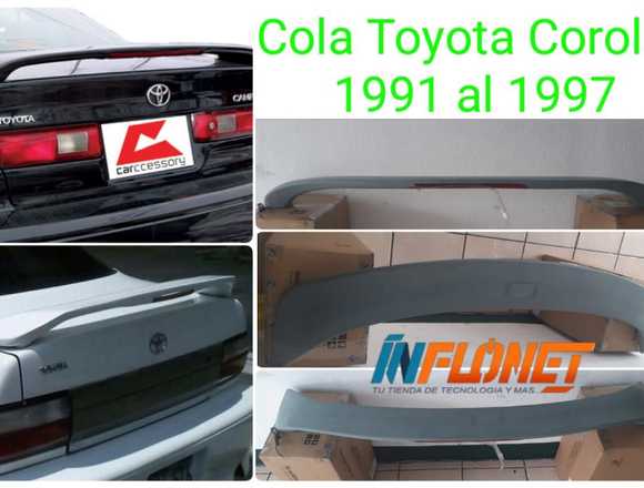 Cola de Pato TOYOTA COROLLA sedan 1991 a 1998 en Ciudad de Guatemala (Municipio)
