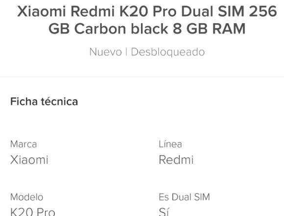 K20 Pro 8Gb de RAM y 256Gb de almacenamiento en Cuautitlán (Municipio)