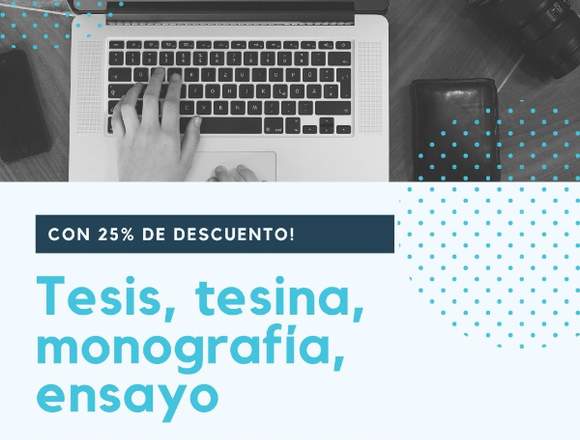 Tesis, Tesina, Monografía, Ensayo