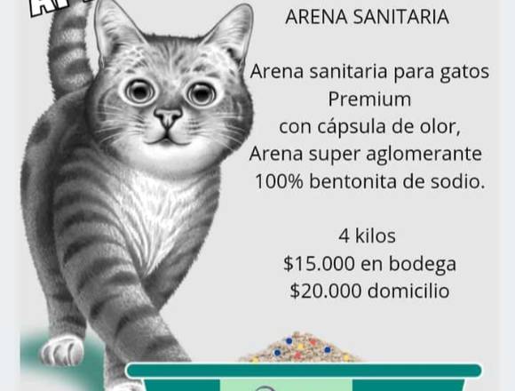 Arena sanitaria para Gatos en Bogotá, D.C. (Municipio)