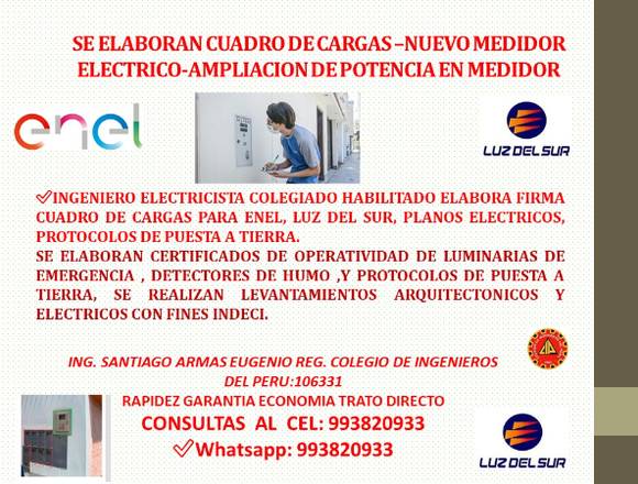 PLANO NUEVO MEDIDOR PLANO LETRERO LUMINOSO en Lima (Lima 1) (Distrito)