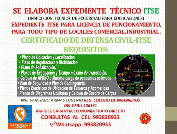 SE ELABORAN PLANOS INDECI en Lima (Lima 1) (Distrito)