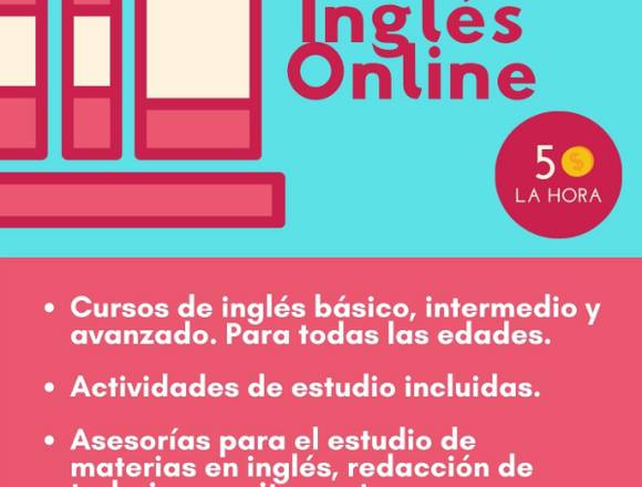 Clases /Asesorías de Inglés Online en El Hatillo (Municipio)
