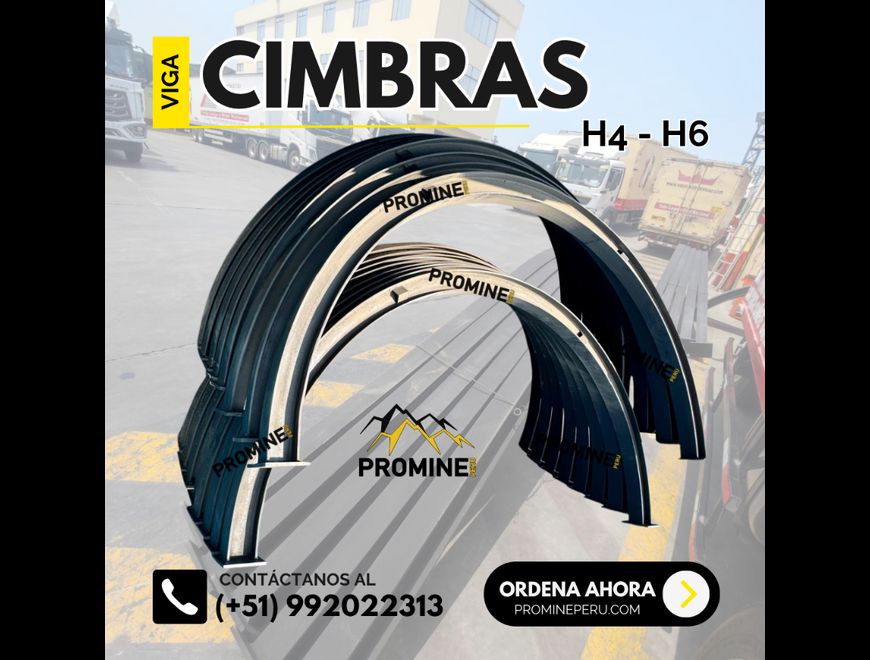 CIMBRAS EN VIGA H4 / MINERIA PERUANA / 4 CUERPOS en Lima (Lima 1) (Distrito)