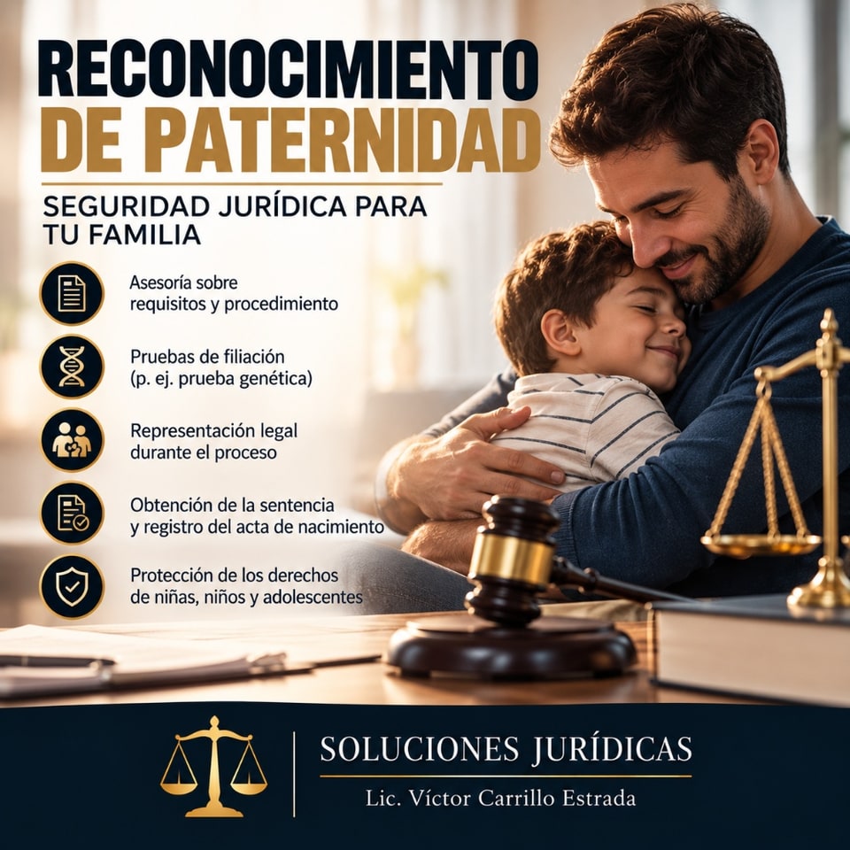 Asesoría y juicio de reconocimiento de paternidad en Cuauhtémoc (Municipio)