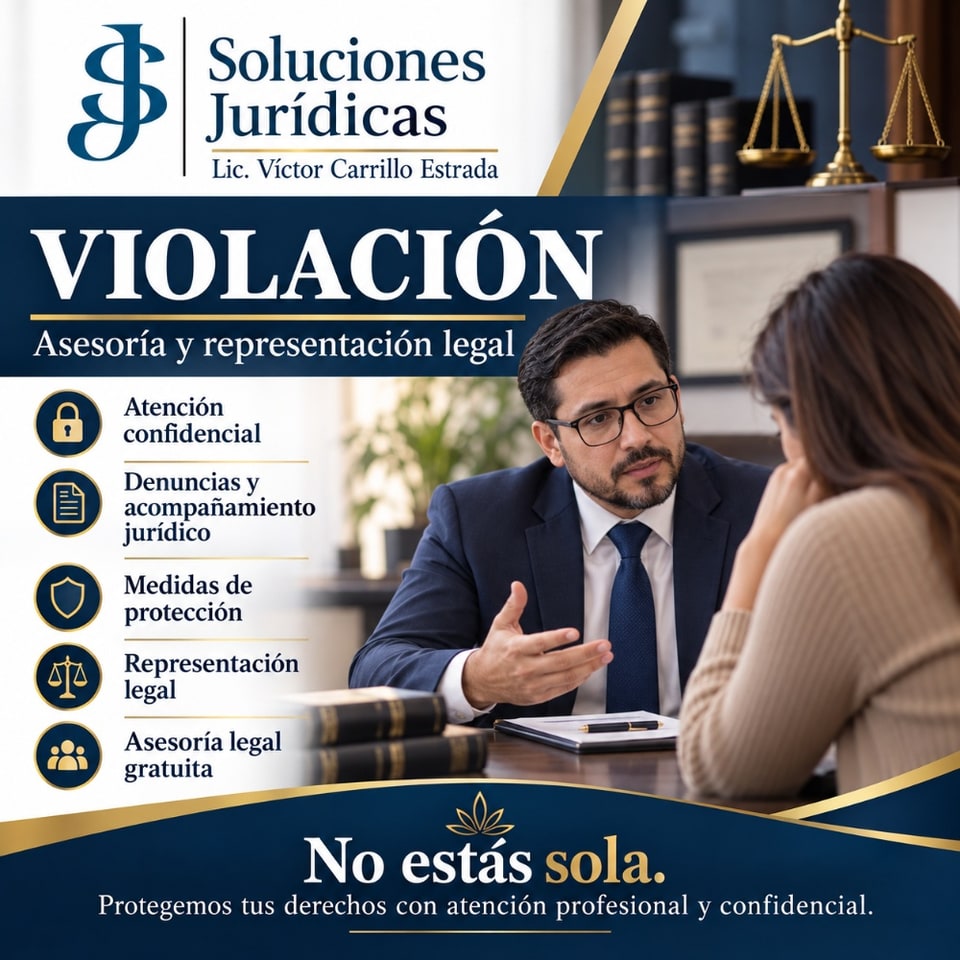 Asesoría y acompañamiento legal en casos de violación en Cuauhtémoc (Municipio)