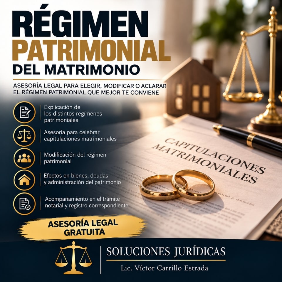 Asesoría legal en régimen patrimonial del matrimonio en Cuauhtémoc (Municipio)