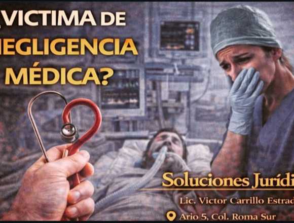 ¿VÍCTIMA DE NEGLIGENCIA MÉDICA ,TE ASESORAMOS CDMX