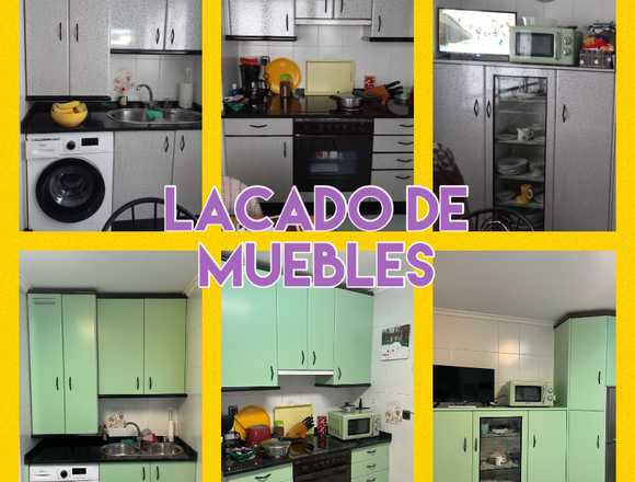 Lacado de mobiliario con pistola airless en Durango (Municipio)