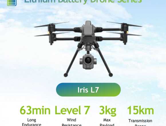 Dron insignia industrial ligero