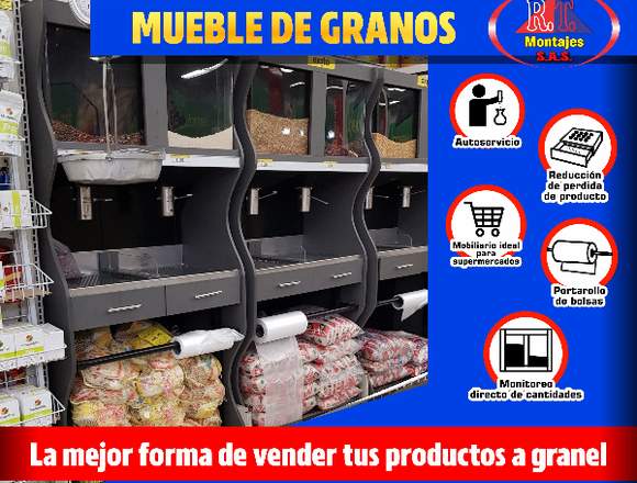 MUEBLE DISPENSADOR DE GRANOS en Caicedonia (Municipio)