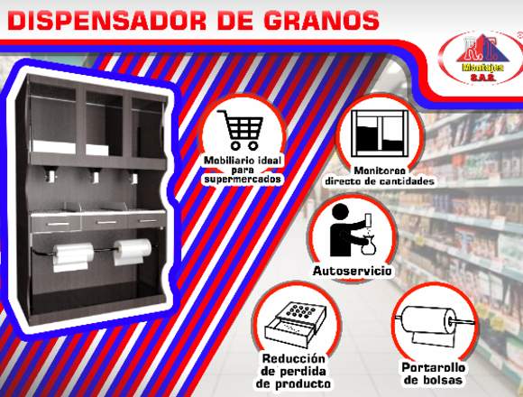 MUEBLE DISPENSADOR DE GRANOS en Caicedonia (Municipio)