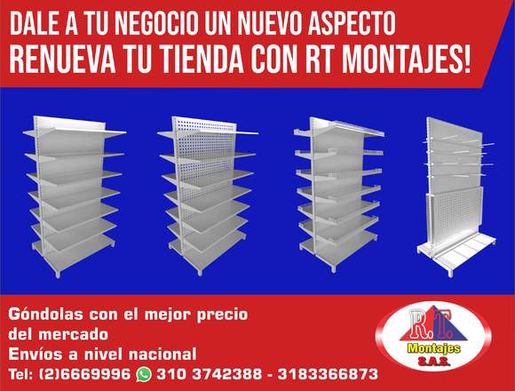 Góndolas Baratas para supermercados en Caicedonia (Municipio)