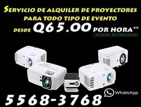 alquiler de proyectores cañoneras, pantallas audio en Ciudad de Guatemala (Municipio)